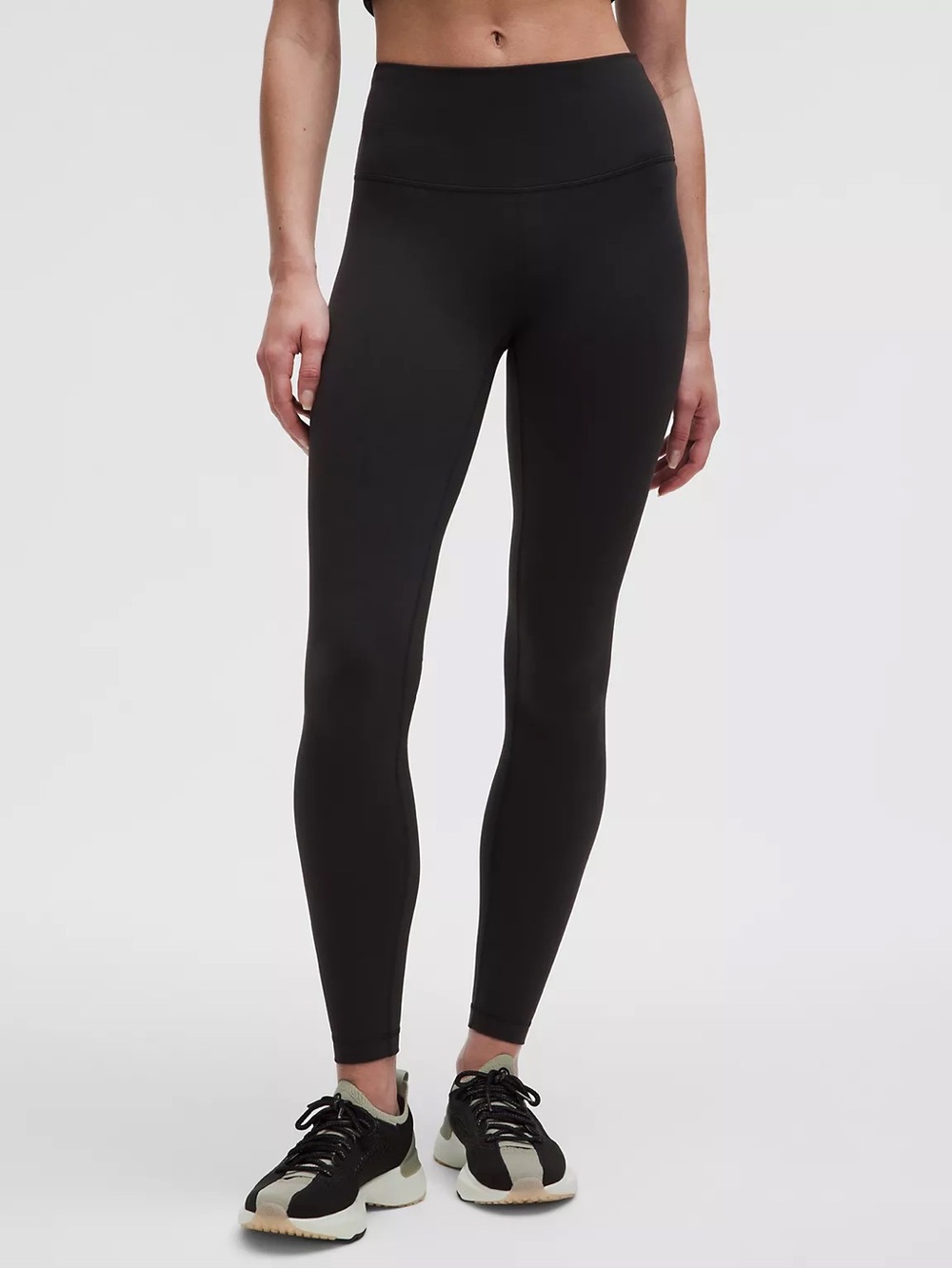 Lulu black leggings I think wunder trains